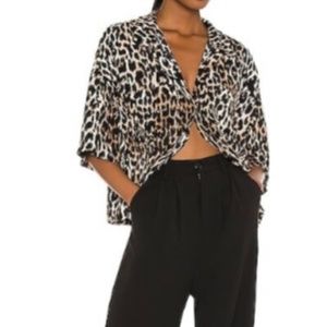 One Teaspoon Animal Print Top New